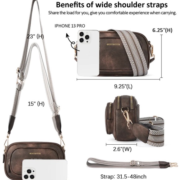 NWT Bostanten Nola - Small Crossbody Purse - Picture 4 of 5